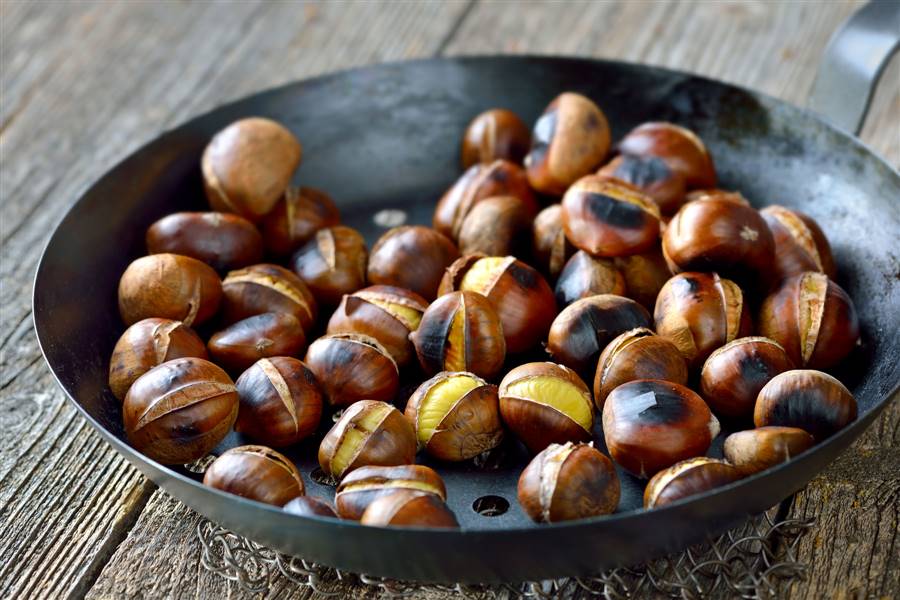 Castañas asadas: trucos y consejos