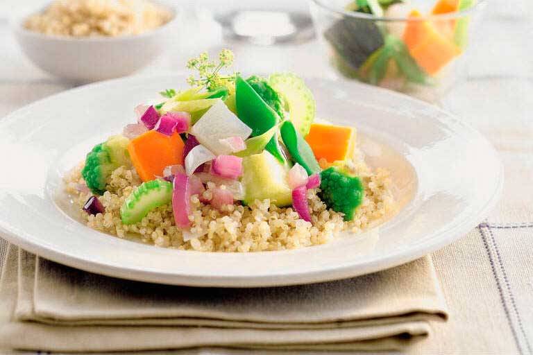 Quinoa a la jardinera