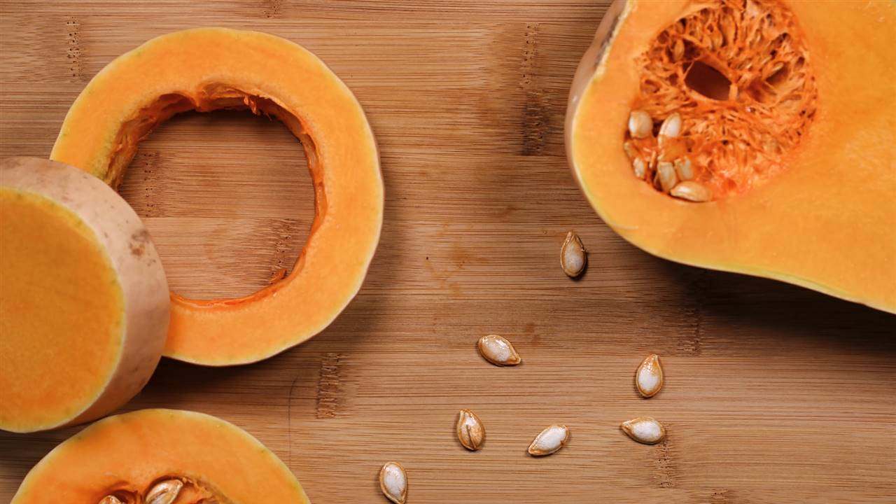 Calabaza cortada