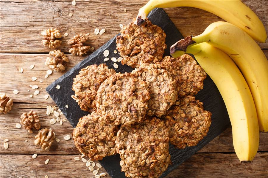 Galletas de Avena, Plátano y Chocolate