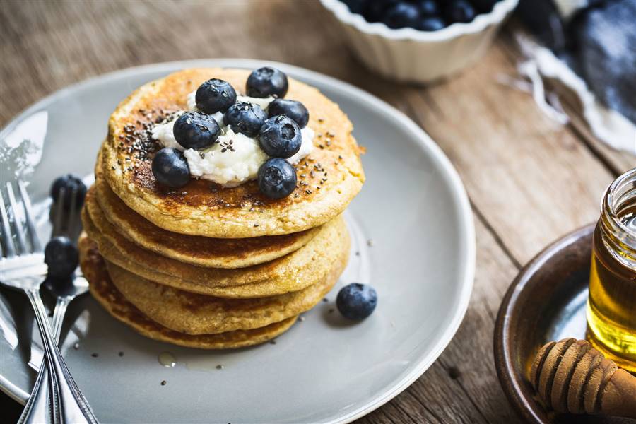 Tortitas de avena y chía