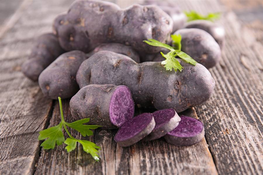 Patata morada