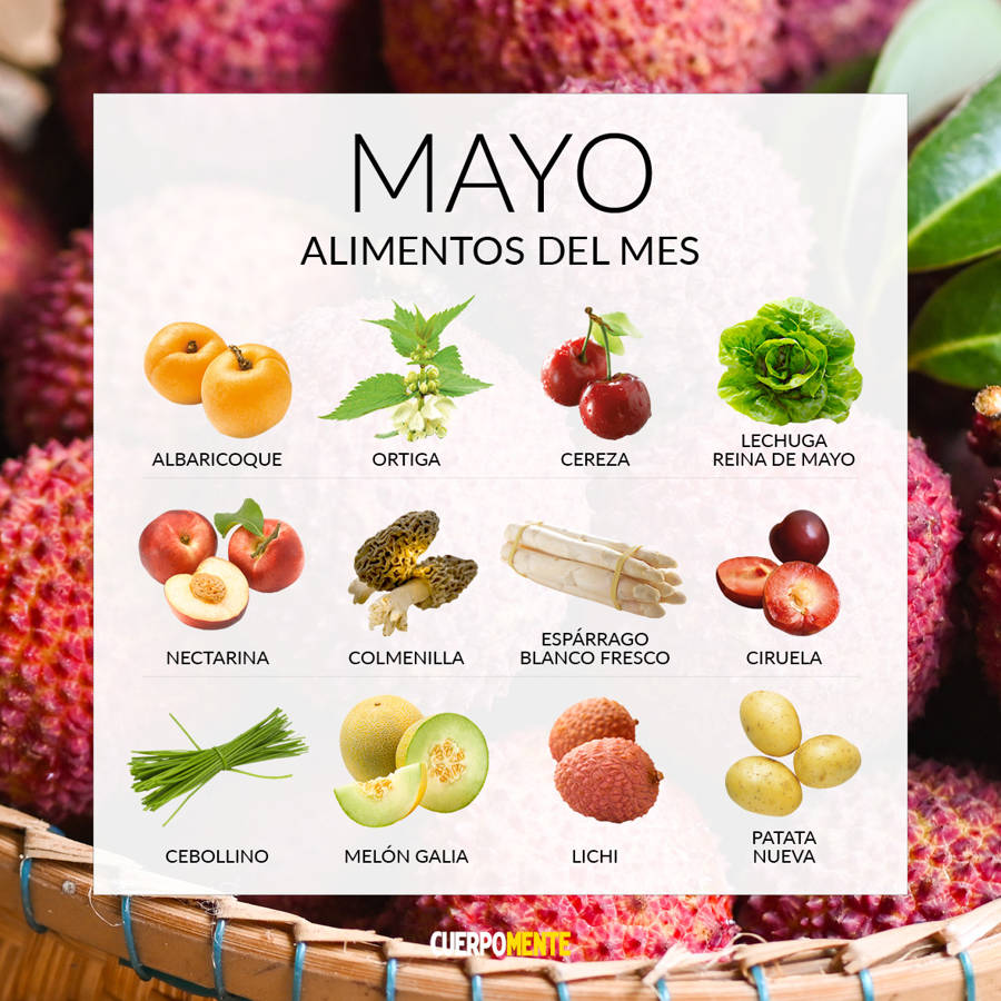 Calendario de temporada: frutas y verduras de mayo