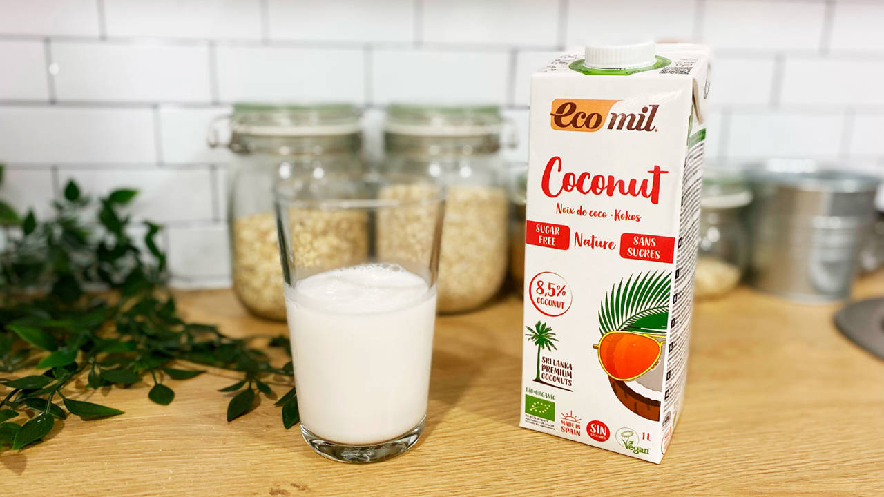 Bebida de coco Ecomil, una bebida vegetal de la gama Nature