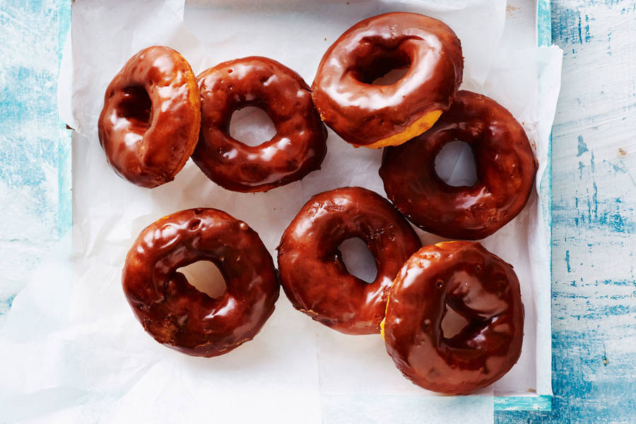 Receta de donuts de avena con chocolate