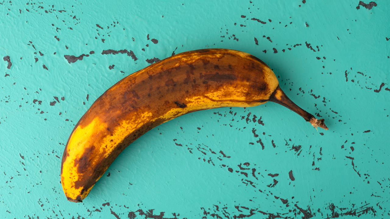 Plátano muy maduro