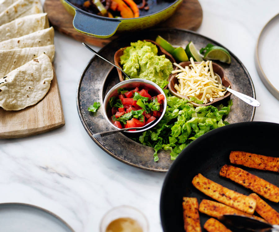 Ensalada de verano estilo fajita