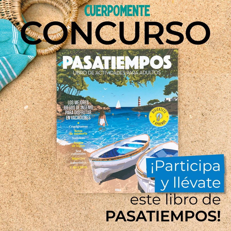 Concurso: ¡Participa y llévate el libro de Pasatiempos que te hará desconectar este verano!