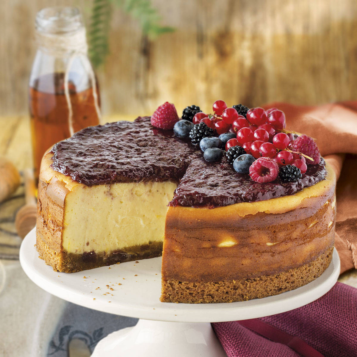 receta pastel queso sin gluten ni lactosa