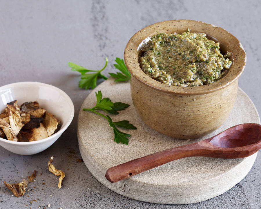Receta de paté de setas para fiestas de verano
