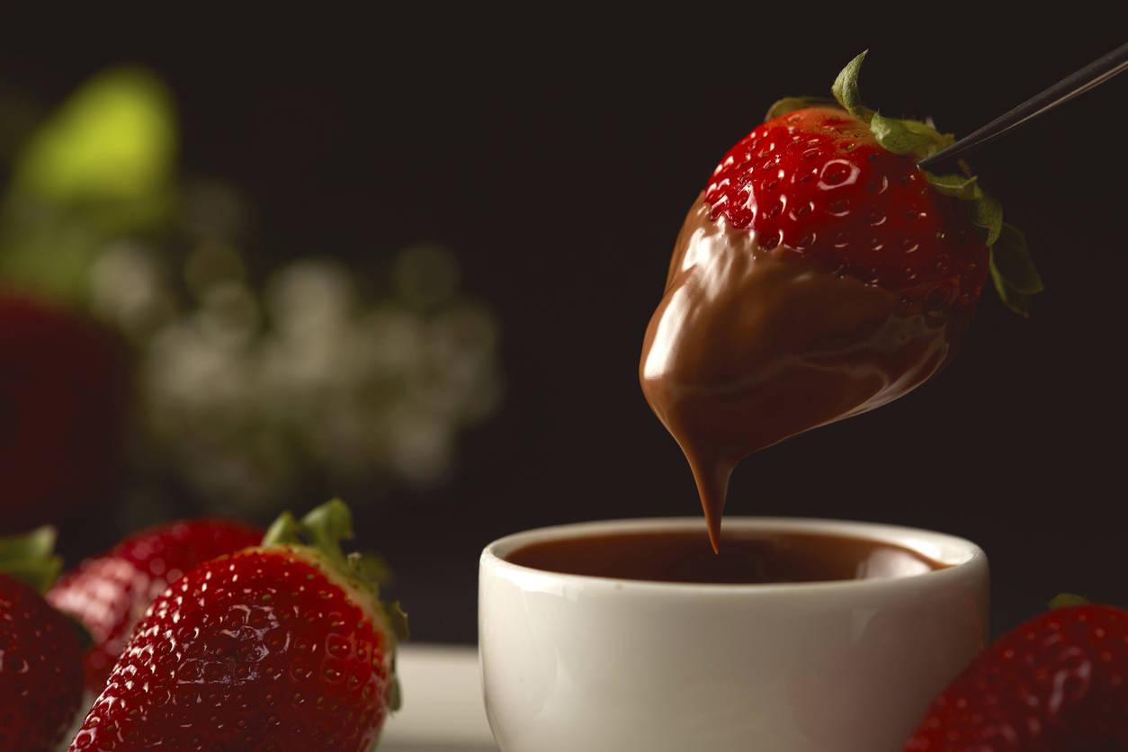 Fresas con chocolate