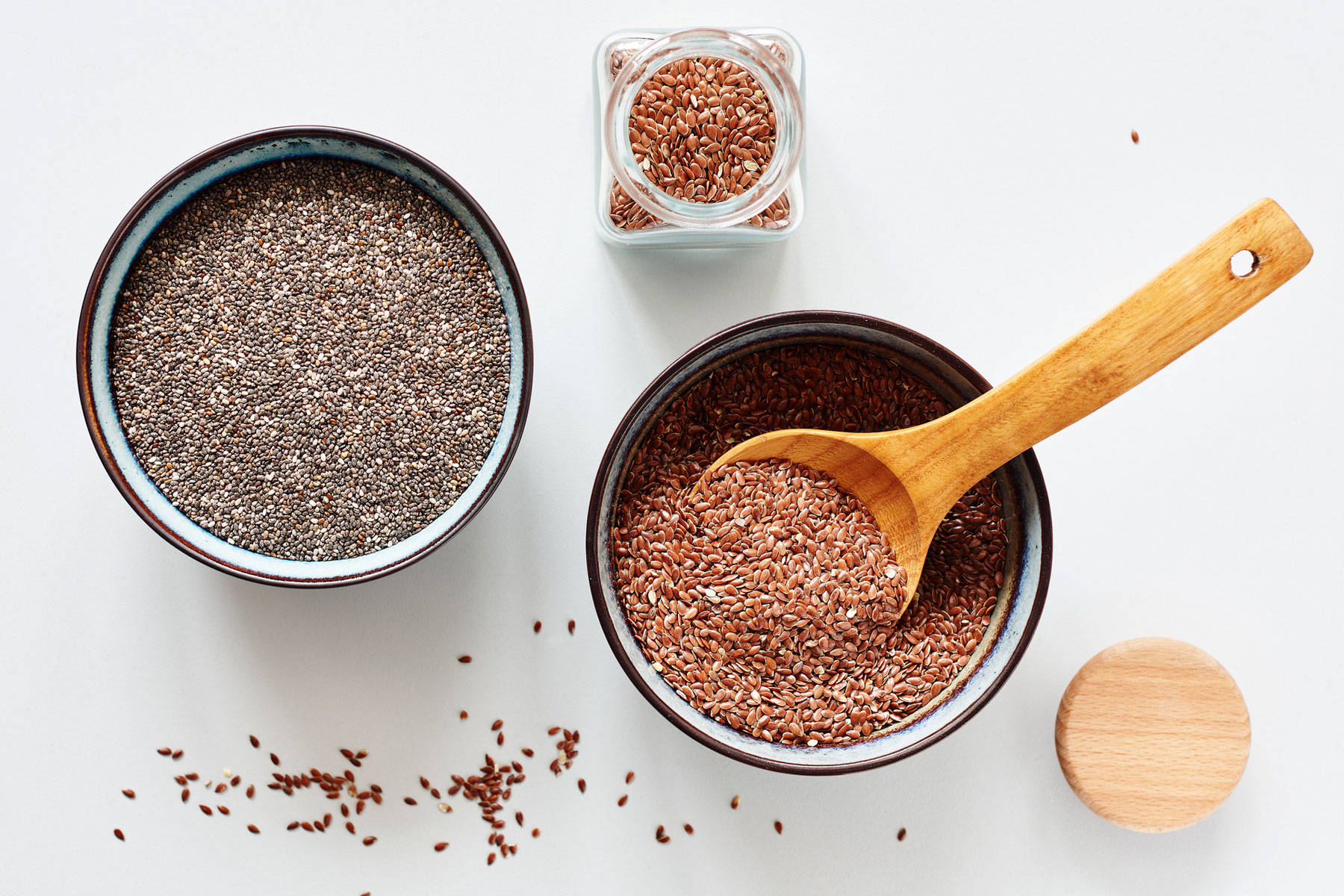 alimentos saciantes chia lino