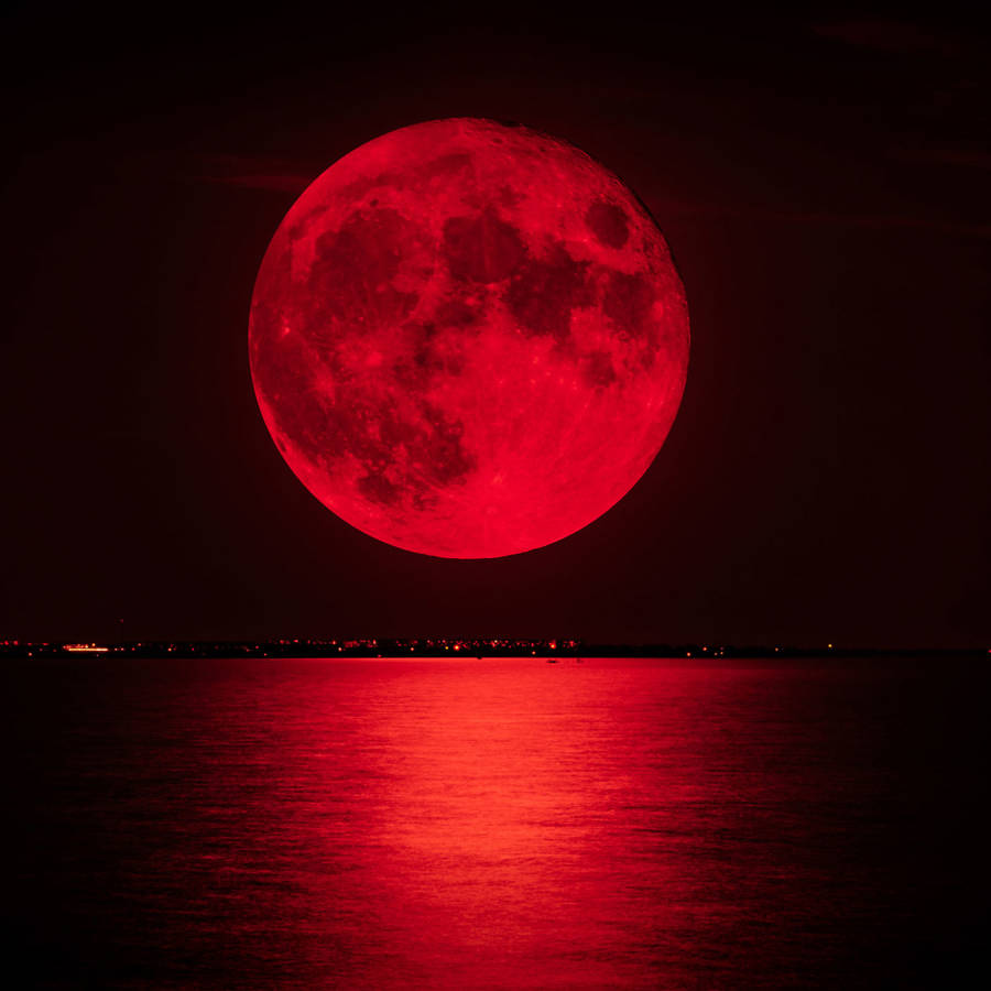 Luna de sangre o luna roja
