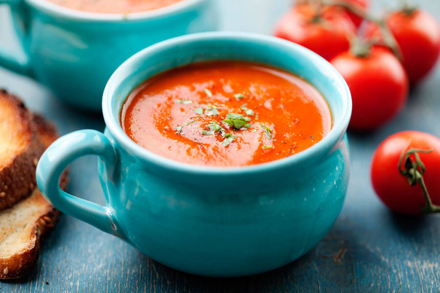 Sopa de tomate tradicional
