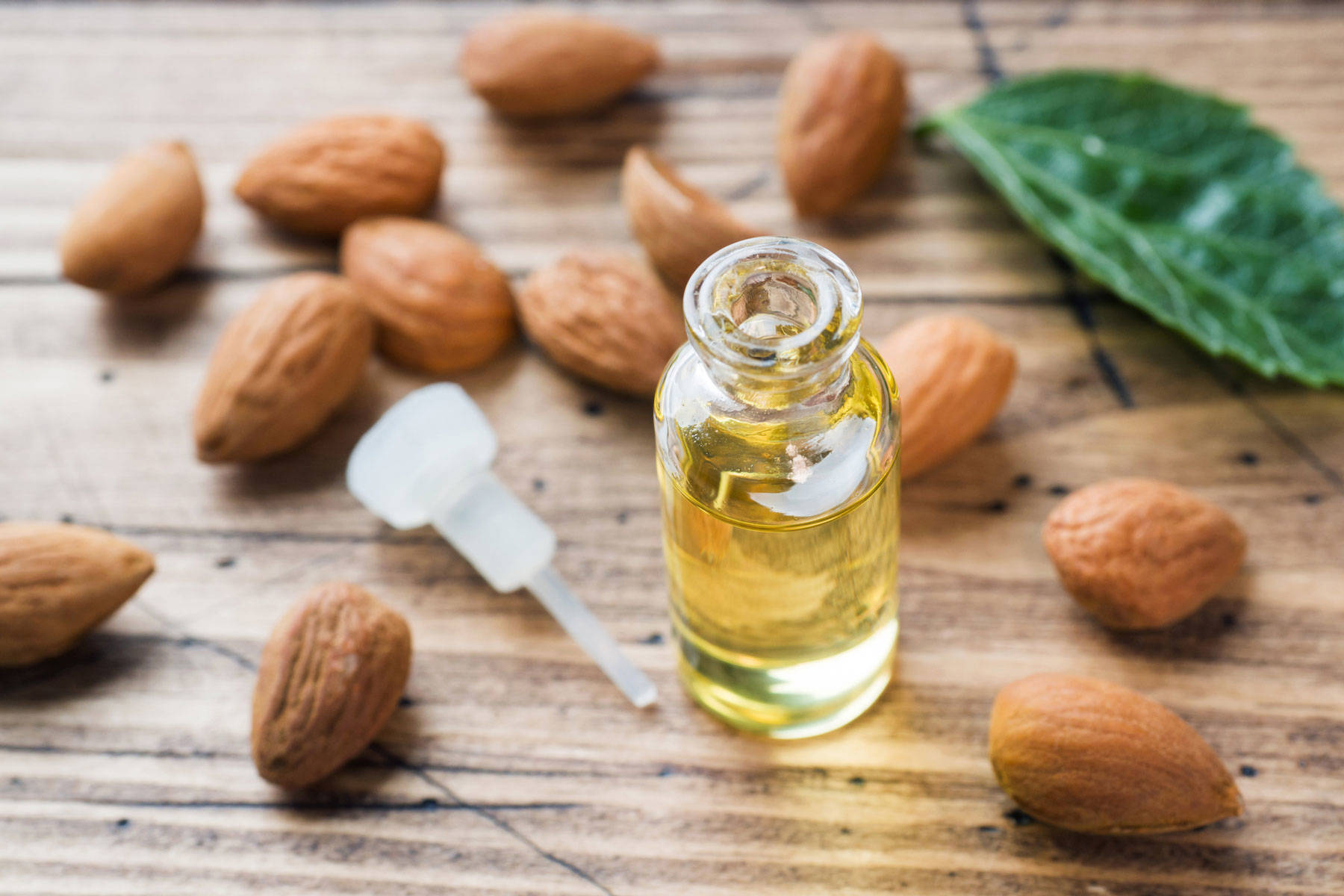piel sensible aceite almendras