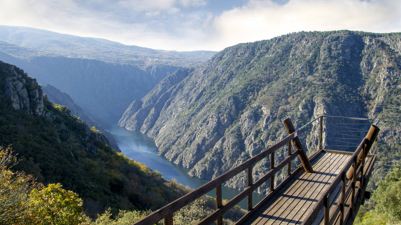 Mirador en Ribeira Sacra