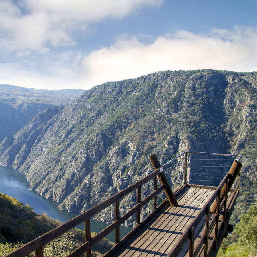 Mirador en Ribeira Sacra