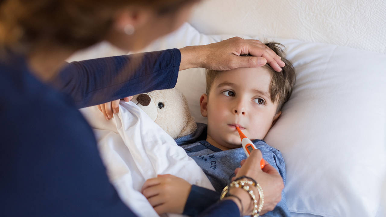 Niño enfermo