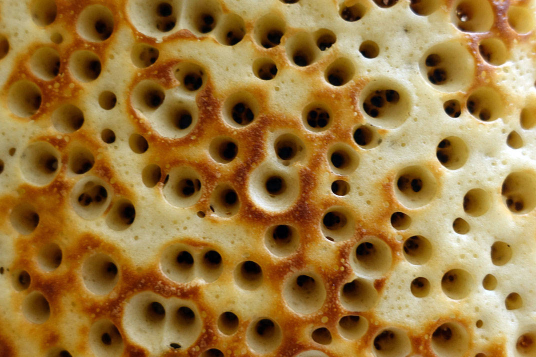 tripofobia miedo agujeros pancake