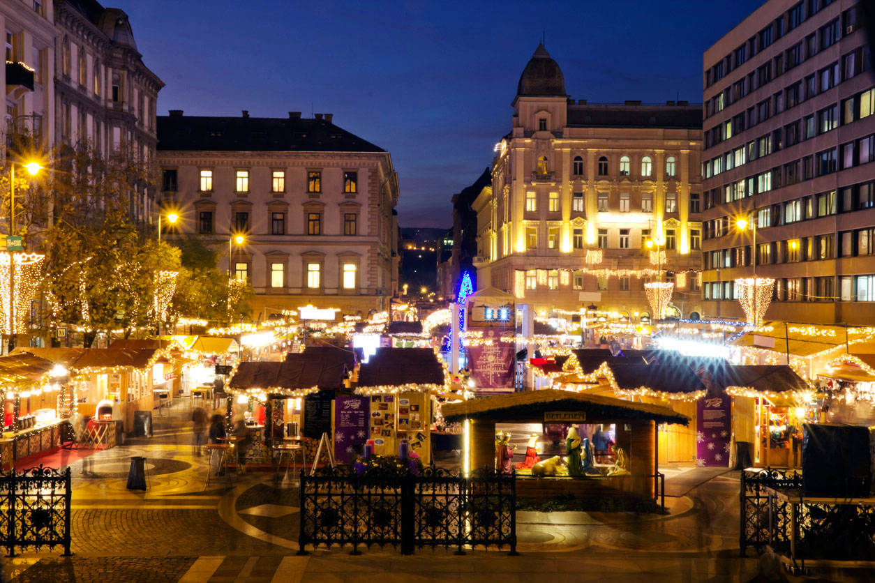 mercadillo navidad budapest