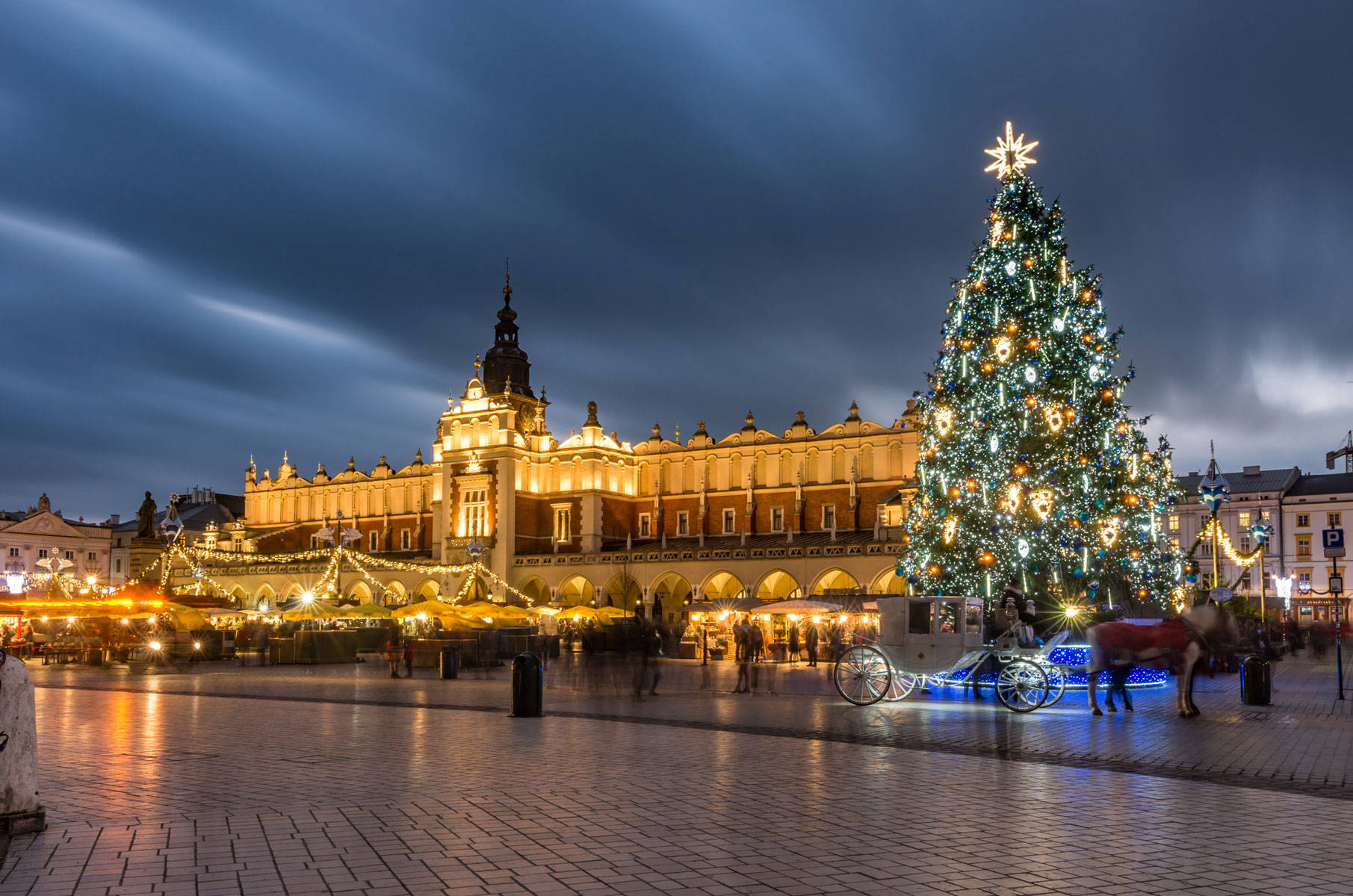 mercadillo navidad cracovia polonia