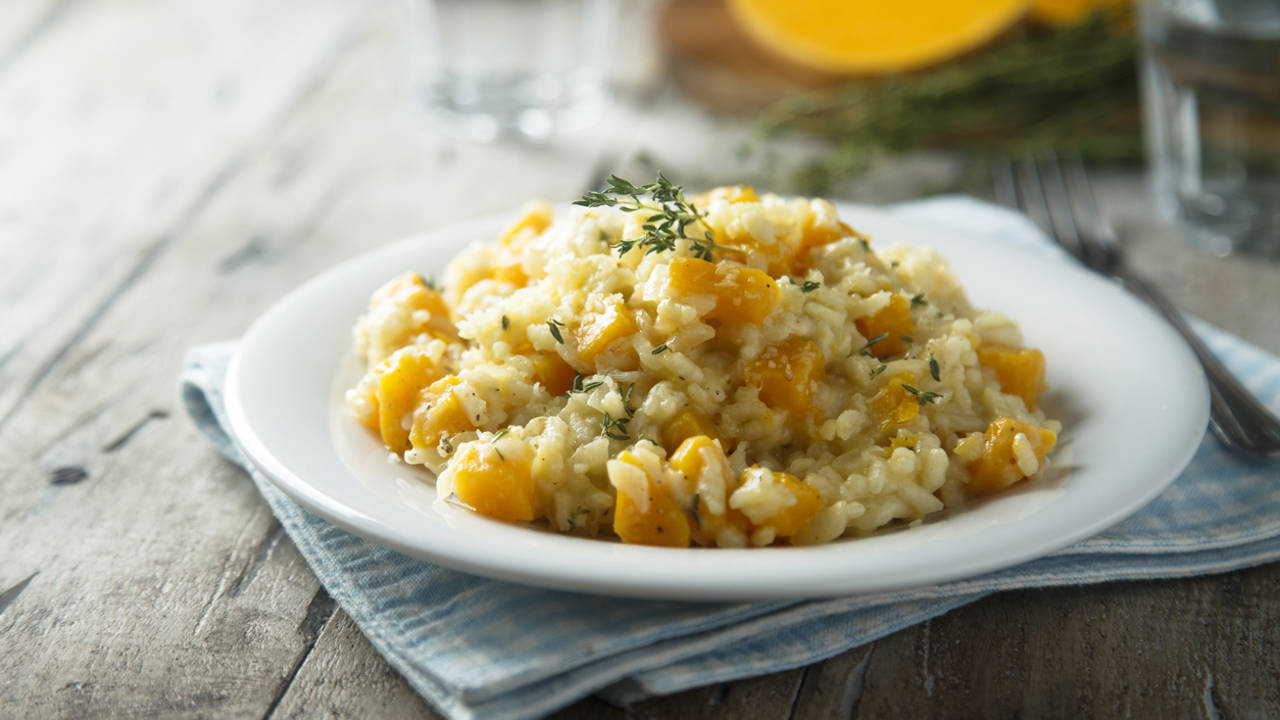 Cocina rápida de otoño: 3 deliciosos risottos de calabaza