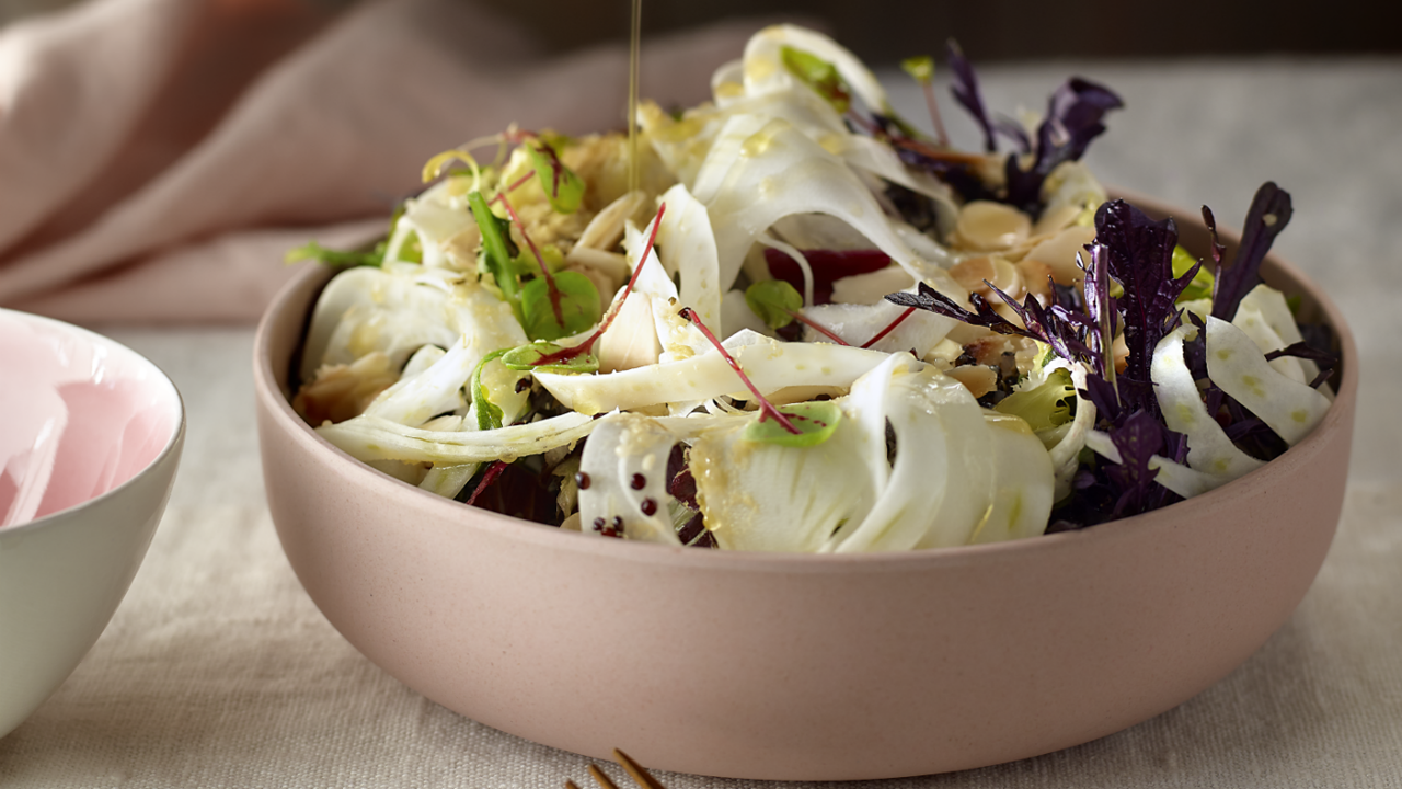 Ensalada de quinoa e hinojo