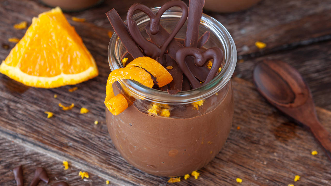 mousse de chocolate