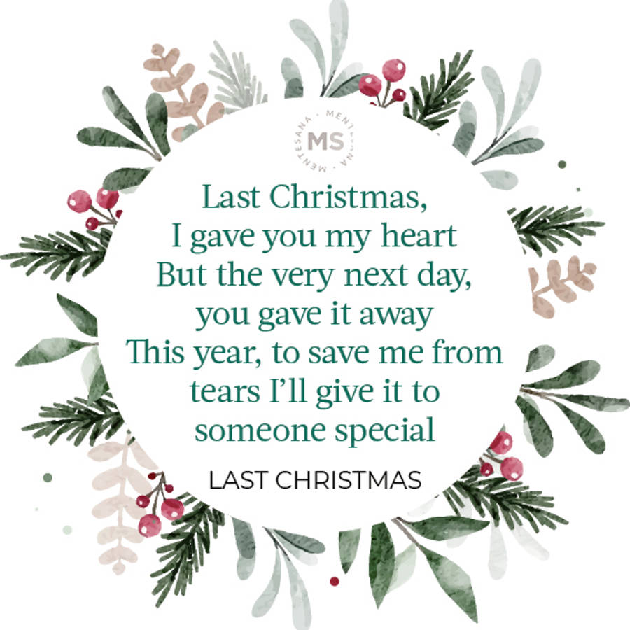Last Christmas Wham (letra)