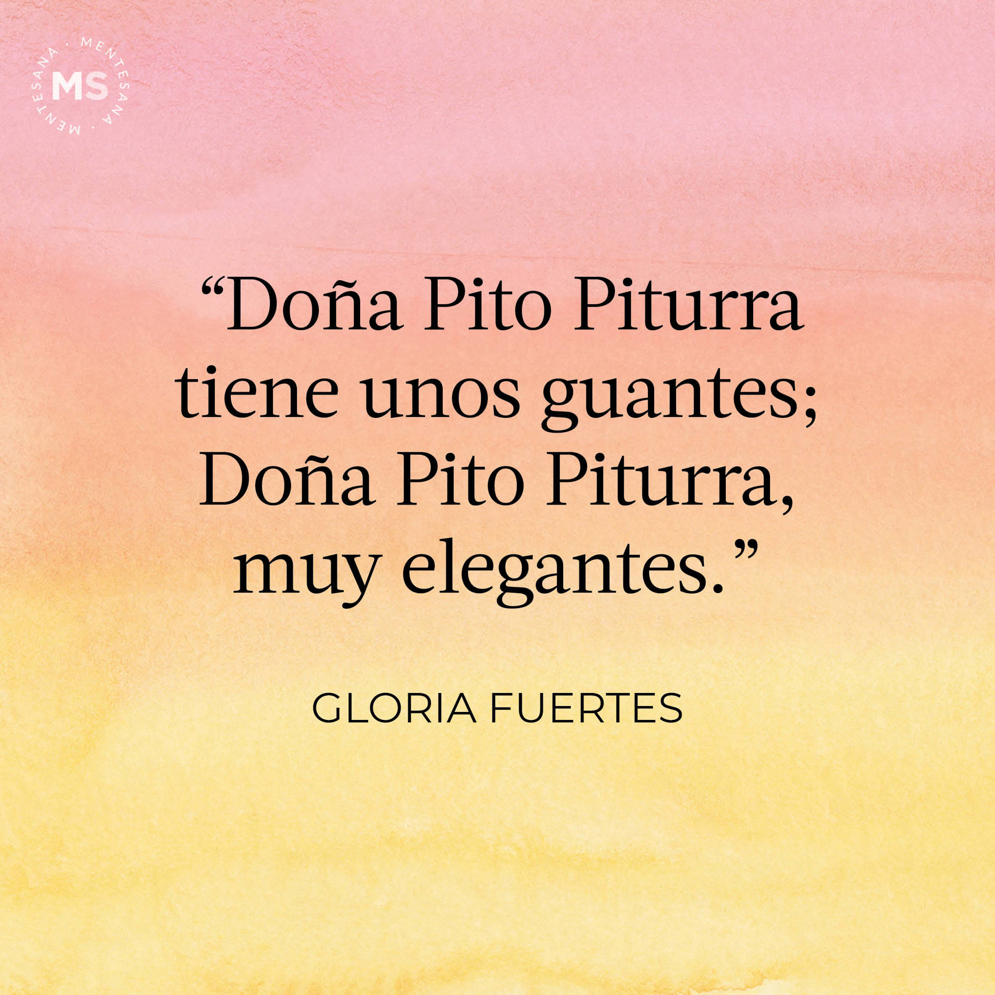 Doña Pito Piturra (poema de Gloria Fuertes)