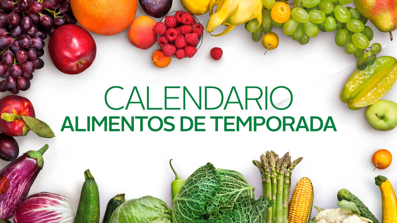 Calendario de temporada: frutas y verduras mes a mes