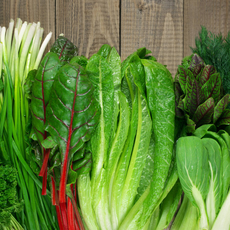 Los 5 alimentos más sanos del mundo son hojas verdes